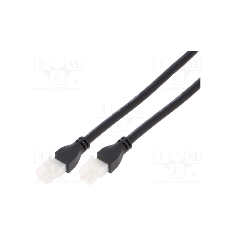1 pcs x MOLEX - 2451350220 - Cable, Mini-Fit Jr, female, PIN: 2, Len: 2m, 8A, Insulation: PVC, 300V