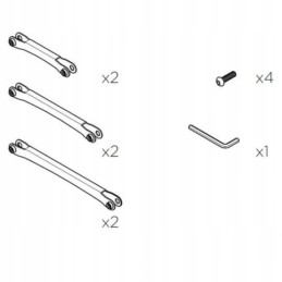 Support brackets for Thule tour rack