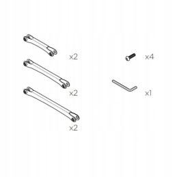 Support brackets for Thule tour rack