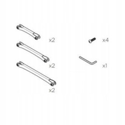 Support brackets for Thule tour rack