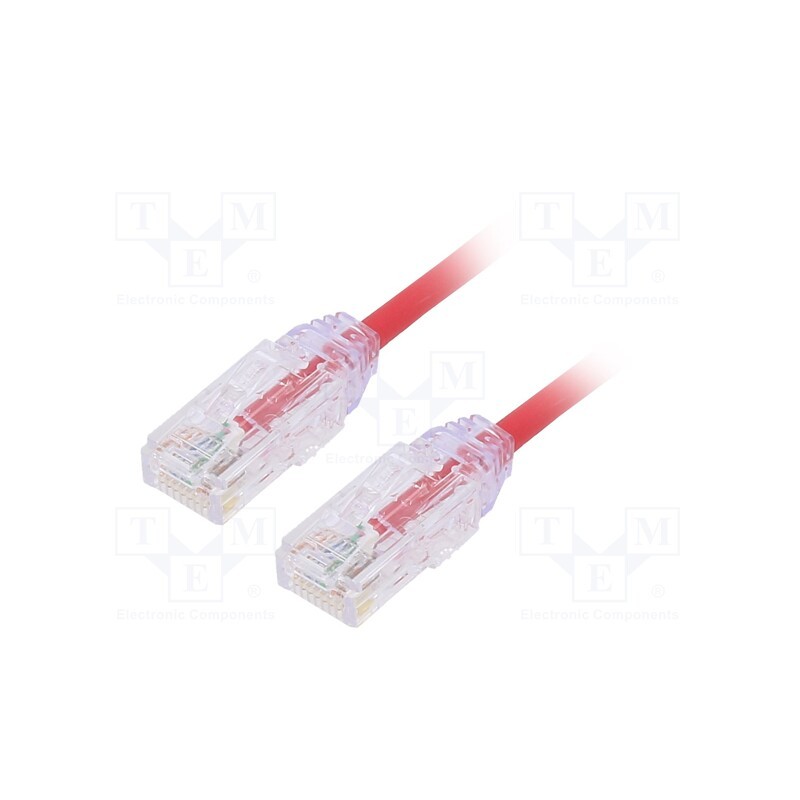 1 pcs x PANDUIT - UTP28SP5MRD - Patch cord, TX6-28™,U/UTP, 6, stranded, Cu, LSZH, red, 5m, 28AWG
