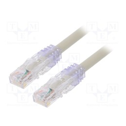 1 pcs x PANDUIT - UTP6AX2MGY - Patch cord, TX6A™ 10Gig,U/UTP, 6a, solid, Cu, PVC, grey, 2m, 24AWG