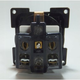 Schuko camper socket, black Haba cover