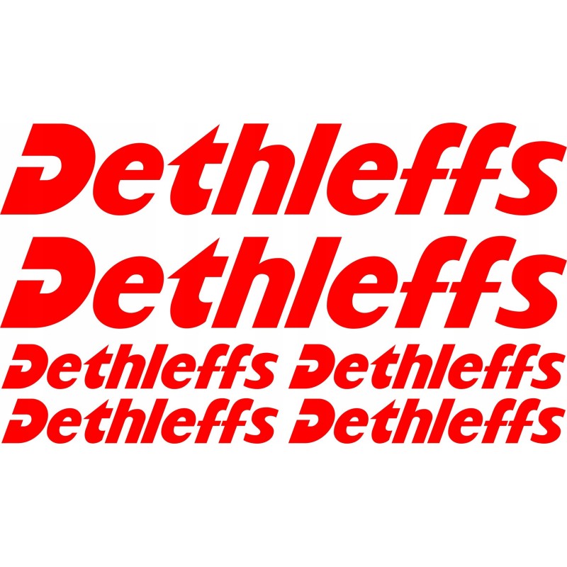 dethleffs camping stickers 4 pieces 45 cm