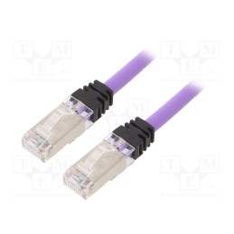 1 pcs x PANDUIT - STP6X0.5MVL - Patch cord, S/FTP,TX6A™ 10Gig, 6a, stranded, Cu, LSZH, violet, 0.5m