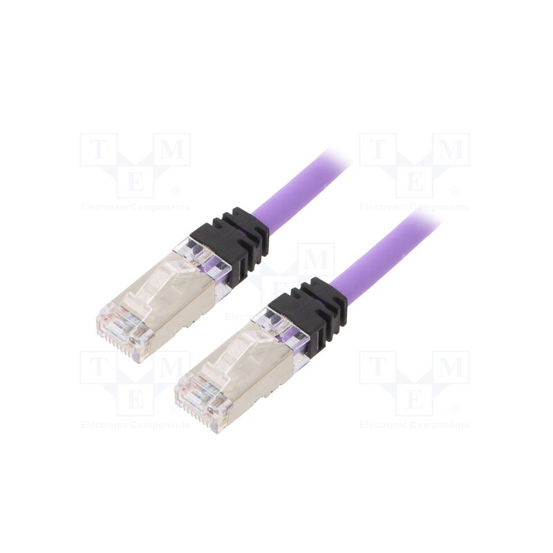 1 pcs x PANDUIT - STP6X0.5MVL - Patch cord, S/FTP,TX6A™ 10Gig, 6a, stranded, Cu, LSZH, violet, 0.5m