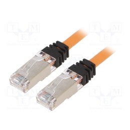 1 pcs x PANDUIT - STP6X0.5MOR - Patch cord, S/FTP,TX6A™ 10Gig, 6a, stranded, Cu, LSZH, orange, 0.5m