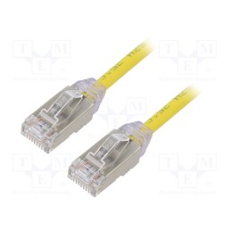 1 pcs x PANDUIT - STP28X2MYL - Patch cord, F/UTP,TX6A-28™, 6a, solid, Cu, LSZH, yellow, 2m, 28AWG