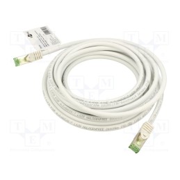 1 pcs x Goobay - 61107 - Patch cord, S/FTP, Cat 8.1, stranded, Cu, LSZH, white, 5m, 26AWG