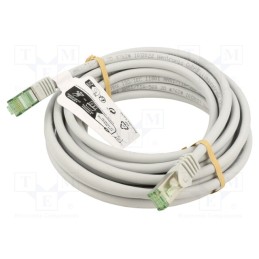 1 pcs x Goobay - 61118 - Patch cord, S/FTP, Cat 8.1, stranded, Cu, LSZH, grey, 5m, 26AWG