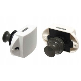 Gray push lock trailer furniture lock