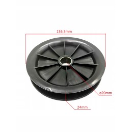 Single roll of hydraulic equipment lines