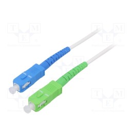 1 pcs x Goobay - 59619 - Fiber patch cord, OS2, SC/APC,SC/UPC, 2m, Optical fiber: 9/125um