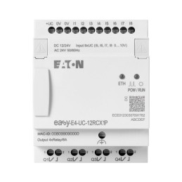 1 pcs - Eaton EasyE4 Series Control Relay, Relay Output, 4-Input, Analog Input