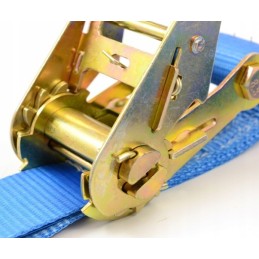 Strap fastening to the strip of a refrigerated bus