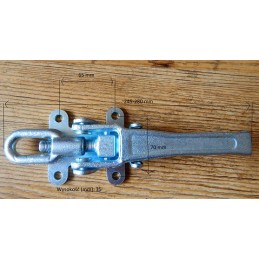 Side flap lock, eccentric side lock