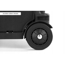 Folding box trolley on wheels, load capacity 25 kg