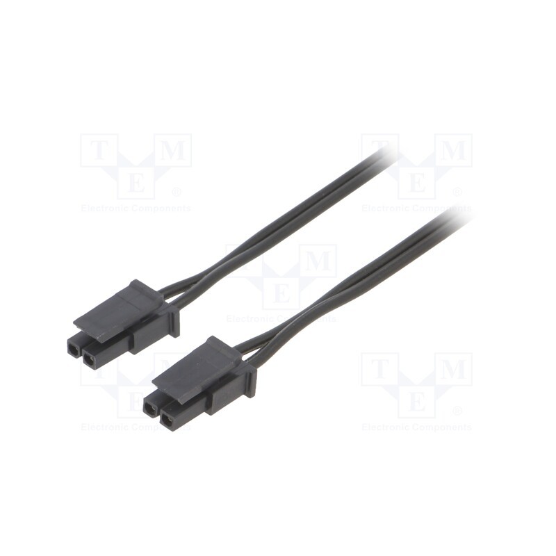 1 pcs x ESPE - KABX-2PFF0-L800 - Cable, Micro-Fit 3.0, cables,female, PIN: 2, 0.8m, 4A, TLYp, 0.35mm2