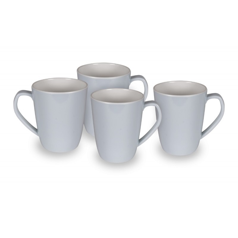 Kampa classic gray mugs, 4 pcs