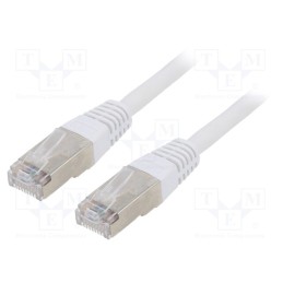 1 pcs x GEMBIRD - PPB6-15M - Patch cord, F/UTP, 6, stranded, CCA, PVC, grey, 15m, 26AWG, shielded