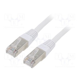 1 pcs x GEMBIRD - PPB6-10M - Patch cord, F/UTP, 6, stranded, CCA, PVC, grey, 10m, 26AWG, shielded