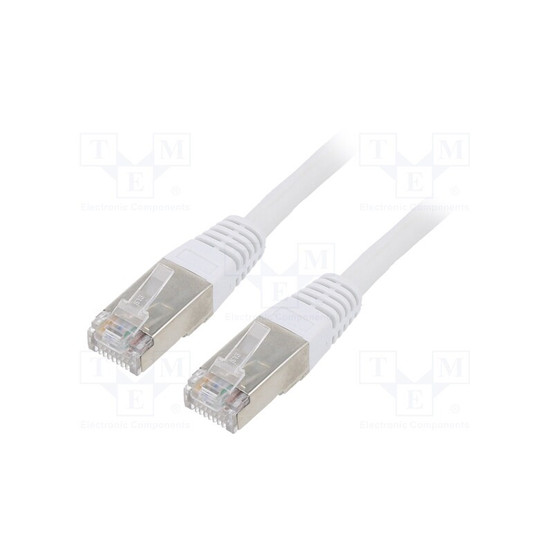 1 pcs x GEMBIRD - PPB6-10M - Patch cord, F/UTP, 6, stranded, CCA, PVC, grey, 10m, 26AWG, shielded