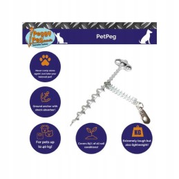 Peggy peg anchor for attaching a leash