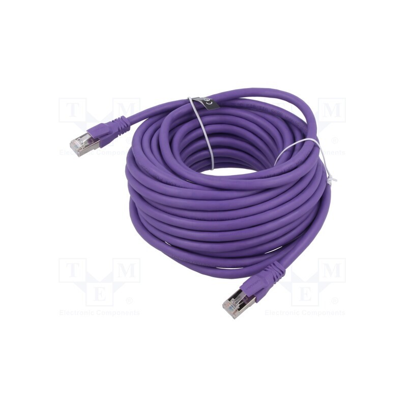 1 pcs x VENTION - IBMVI - Patch cord, S/FTP, 6a, stranded, OFC, PVC, violet, 3m, 26AWG
