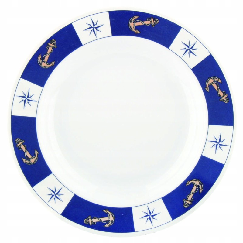 A set of 6 nautical plates as a gift