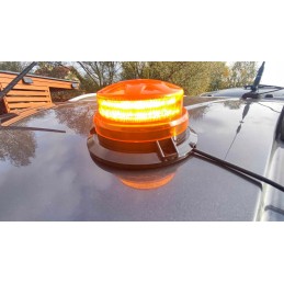 LED flash ufo magnet strobe warning light rooster for roof