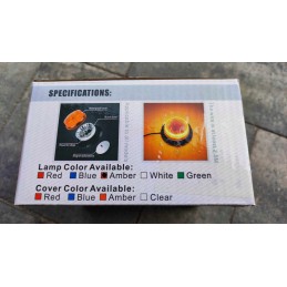 LED flash ufo magnet strobe warning light rooster for roof