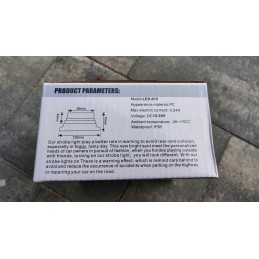 LED flash ufo magnet strobe warning light rooster for roof