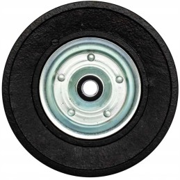 Spare wheel, replacement wheel for support wheel, solid rubber, steel rim