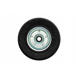 Spare wheel, replacement wheel for support wheel, solid rubber, steel rim