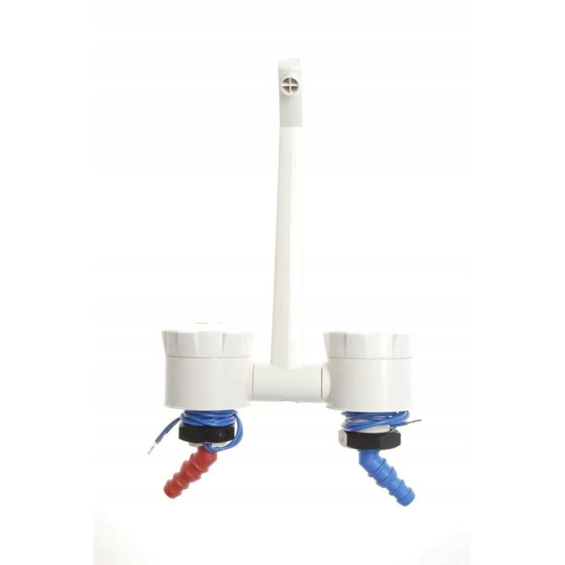 Color wand hot cold water faucet 20mm white