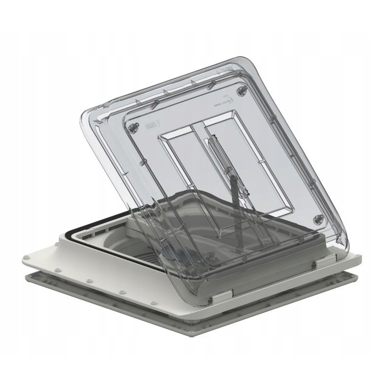 Turbo vent 160 crystal roof window 40x40cm fiamma