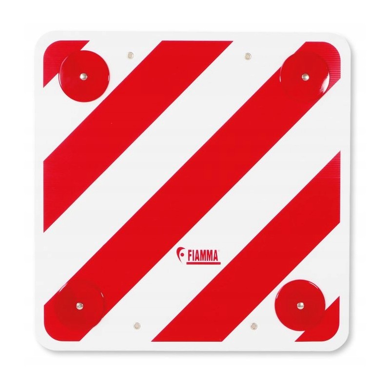 Reflective zebra warning board for trailer