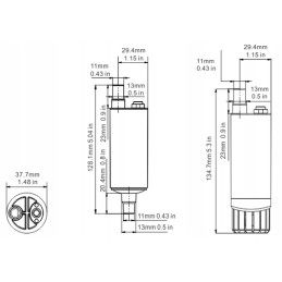 Branded 12v 13l Seaflo submersible flow water pump for a camper