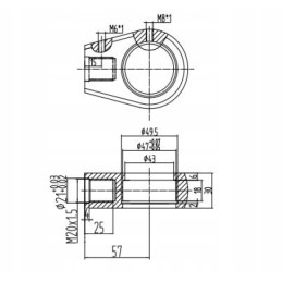 Actuator eye, mounting of the actuator fi30