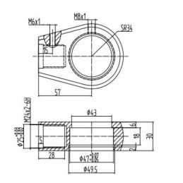 Actuator eye, mounting of the actuator fi35