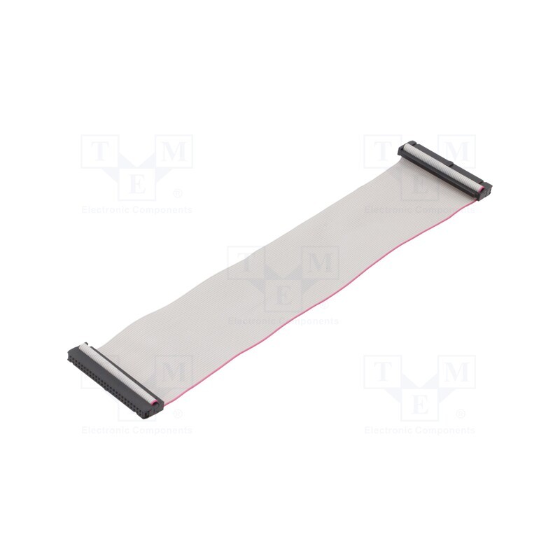 2 pcs x CONNFLY - DS1052-502B2MA203001 - Ribbon cable with IDC connectors, Cable ph: 1.27mm, 0.3m