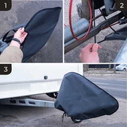 Cover, cover for the hitch, trailer hitch