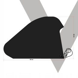 Cover for the trailer hitch hitch