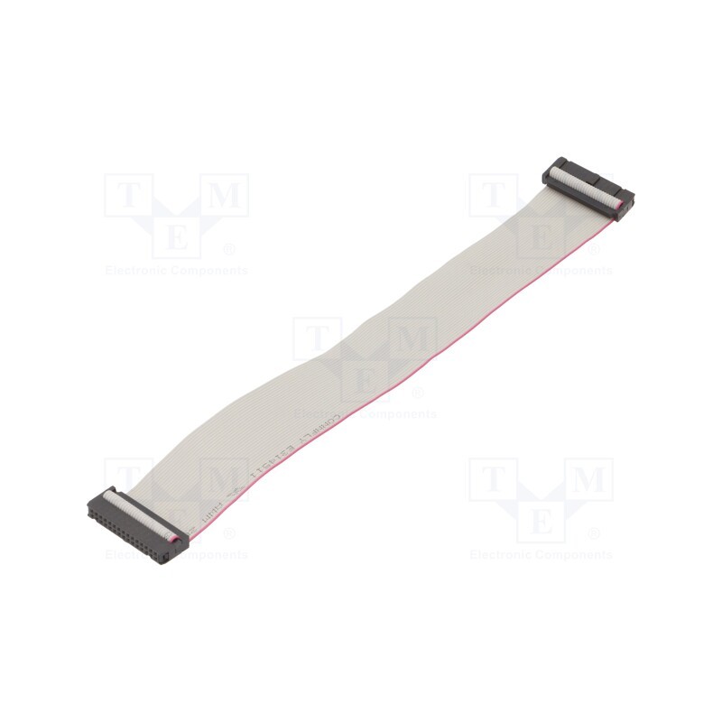2 pcs x CONNFLY - DS1052-302B2MA203001 - Ribbon cable with IDC connectors, Cable ph: 1.27mm, 0.3m