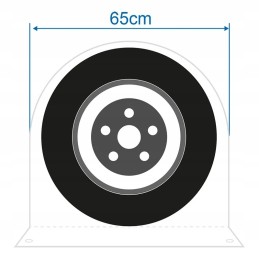 Protective wheel cover, tire apron cover