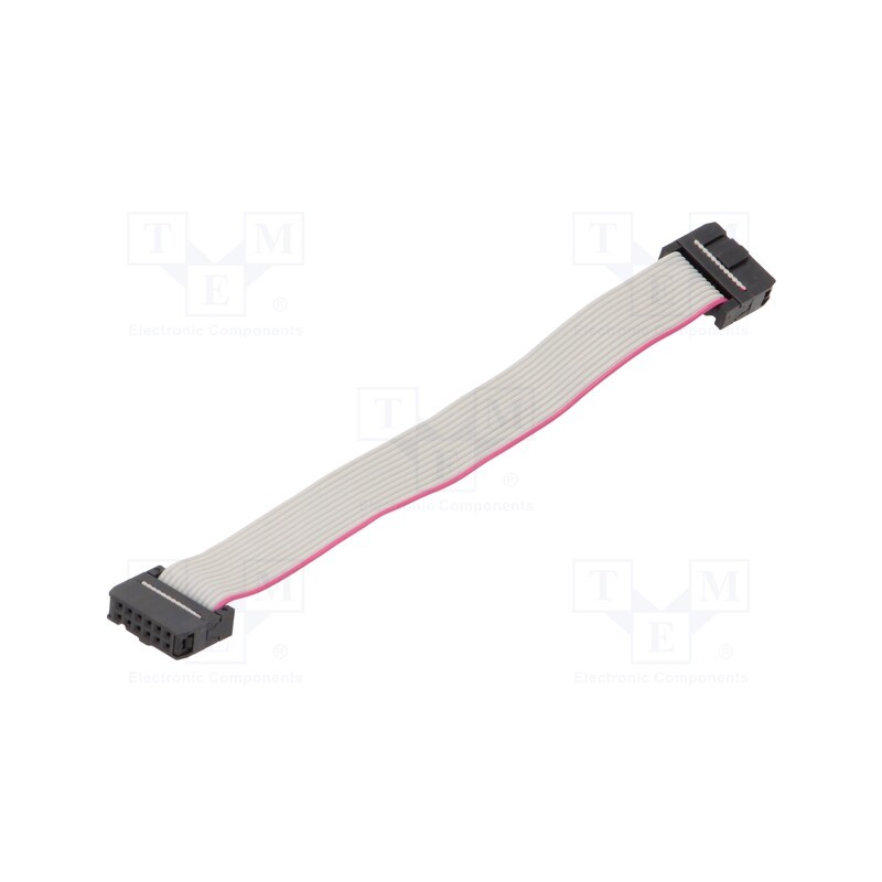 2 pcs x CONNFLY - DS1052-122B2MA201501 - Ribbon cable with IDC connectors, Cable ph: 1.27mm, 0.15m