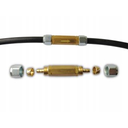 Gas check valve for thermoplastic hose cylinder