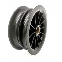 Double roller of hydraulic feed lines