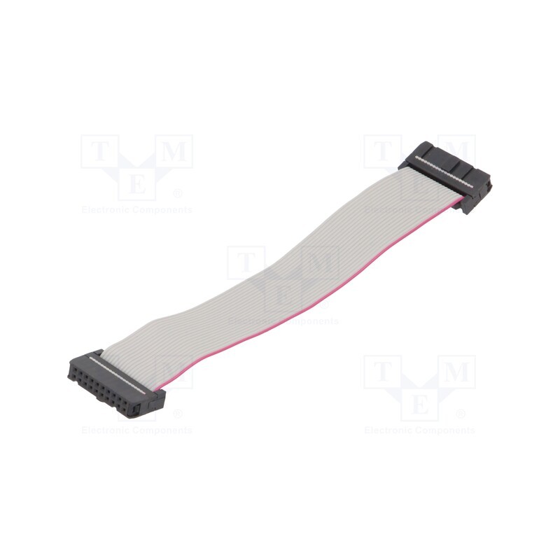2 pcs x CONNFLY - DS1052-202B2MA201501 - Ribbon cable with IDC connectors, Cable ph: 1.27mm, 0.15m
