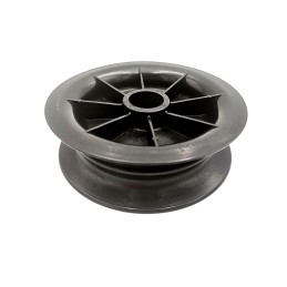 Double roller of hydraulic feed lines